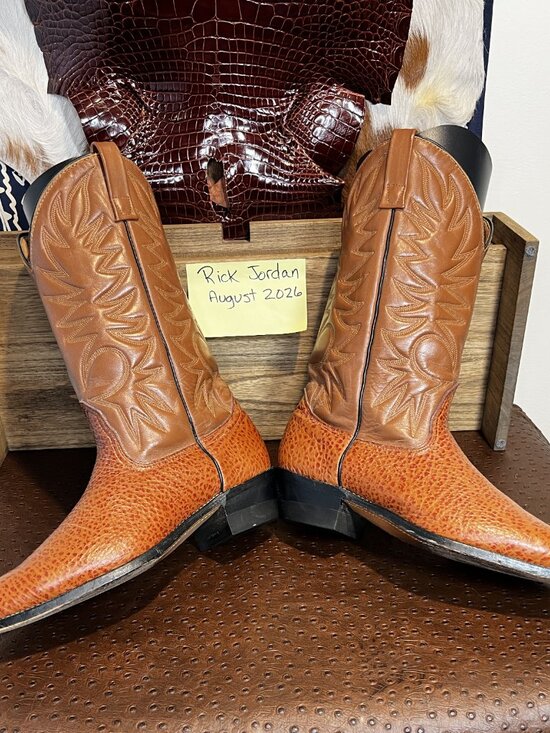 Palomino Peanut Brittle Antelope Cowboy Boots in Men\'s Size 11D main image 7